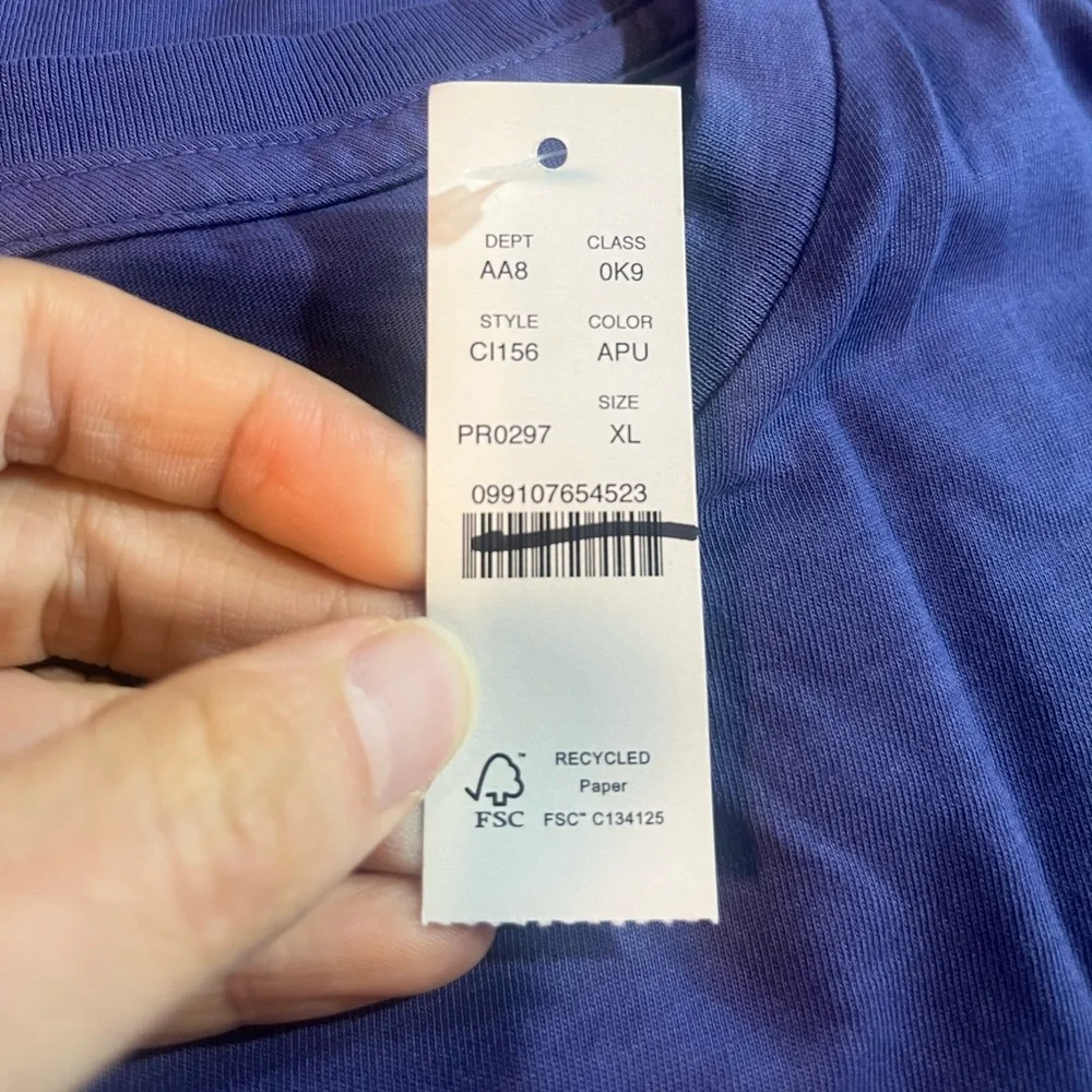 J.Crew Broken-in T-shirt in blue